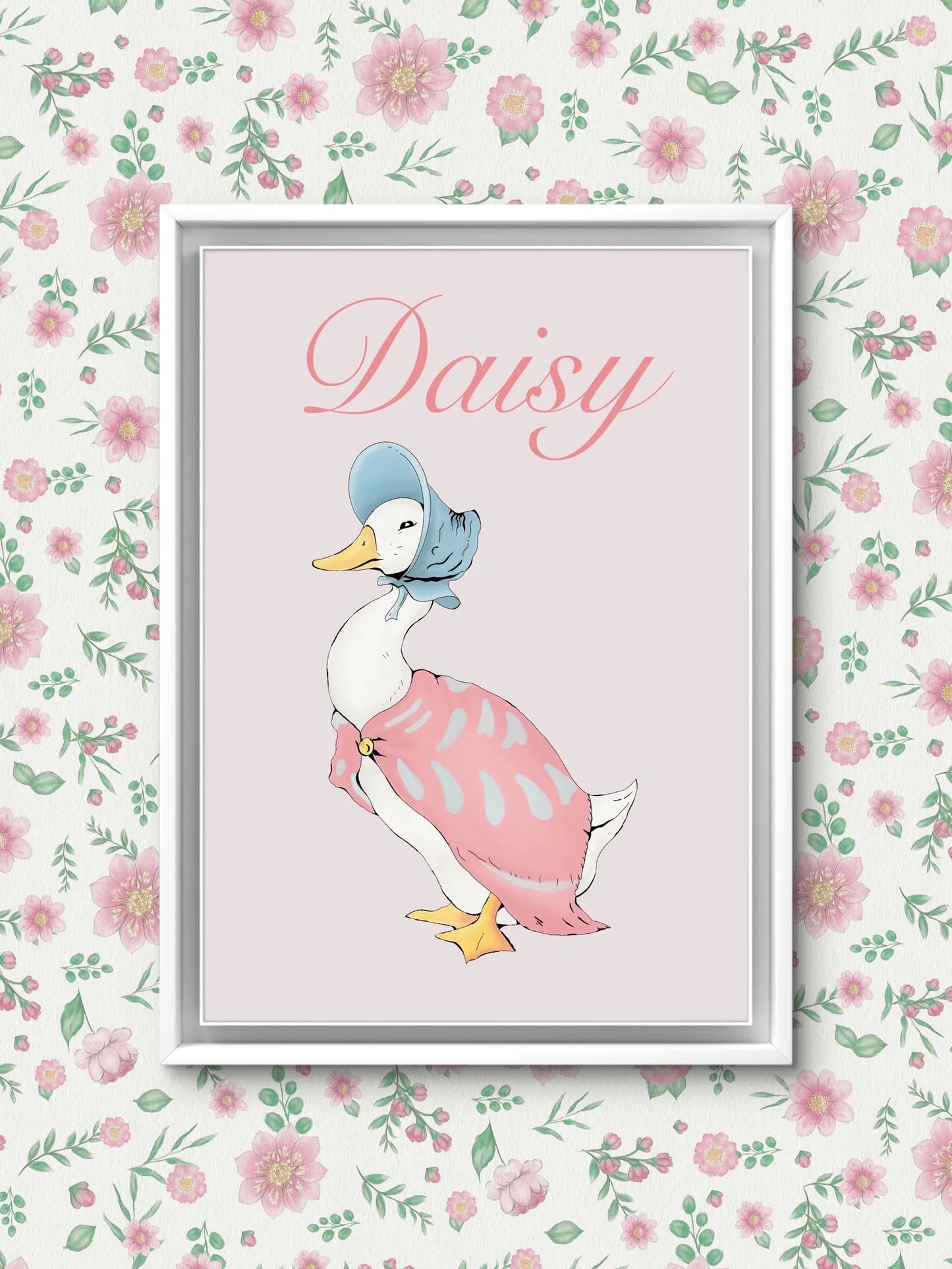 Personalised Peter Rabbit & Jemima Puddle-Duck Prints